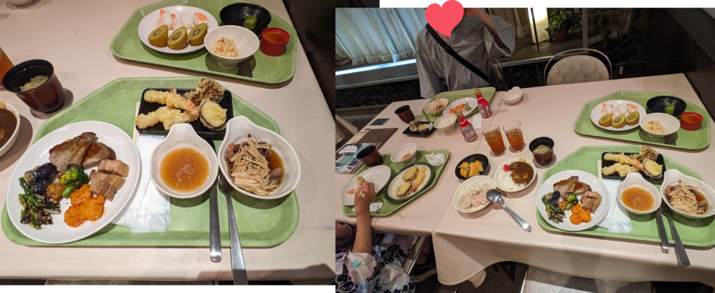 草津温泉　大東舘　夕食